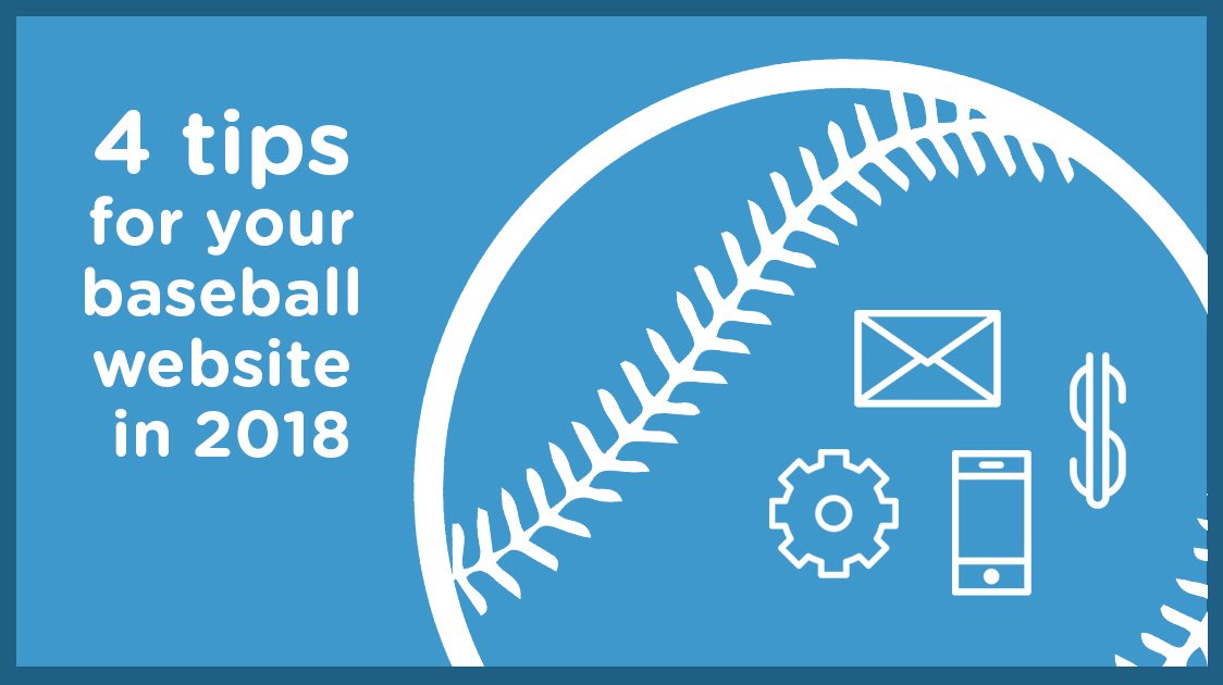 4 tips to set up a baseball website for the 2018 season