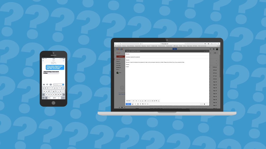 Keeping parents in the loop – Should you send a text or an email?