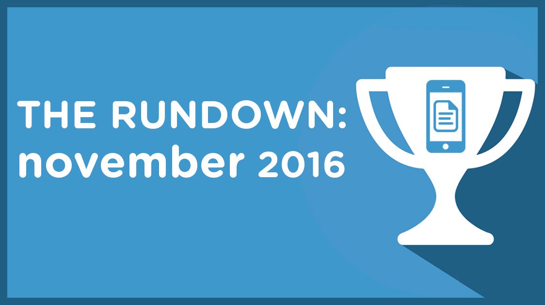 The Rundown: November 2016