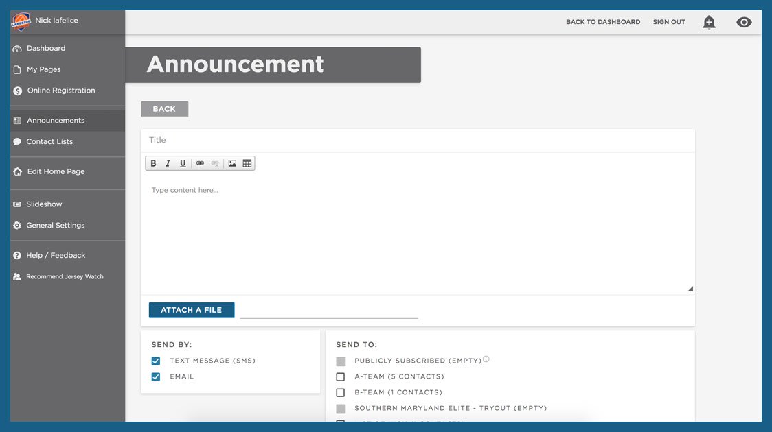 Feature Release: Text Messaging and Email Notifications