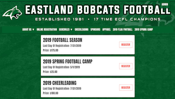 How to register more youth football players for next season