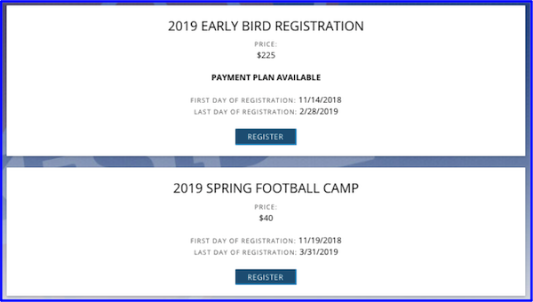 How to register more youth football players for next season